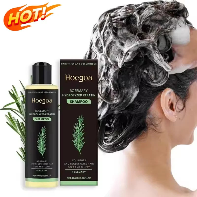 Hair Care Keratin Treatment - Rosemary Hydrolyzed Keratin Shampoo scalp Gentle