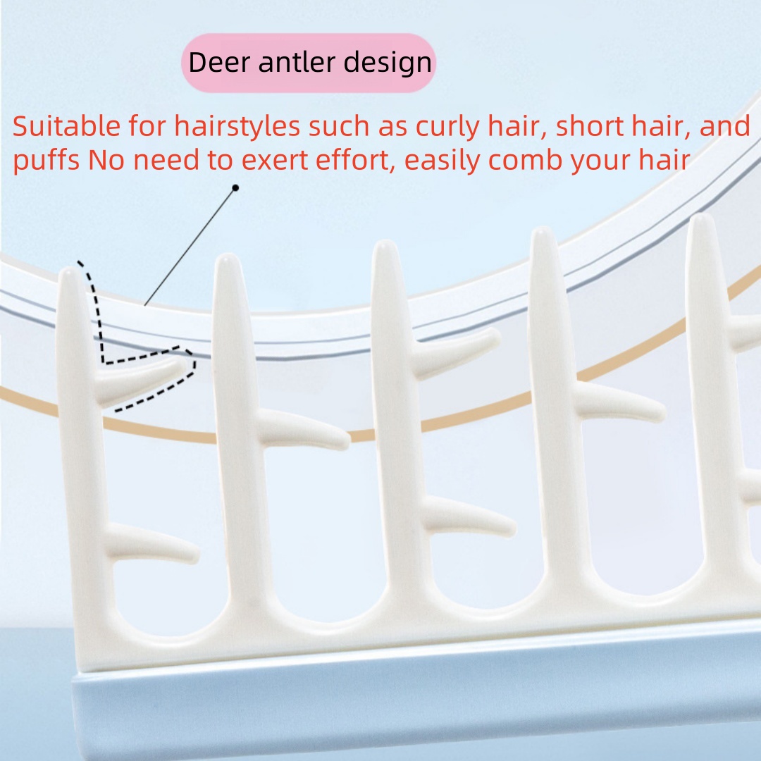 Antler Shape Hair Seam Comb Sh - Hair Care Wavy Hair 리뷰 및 가격