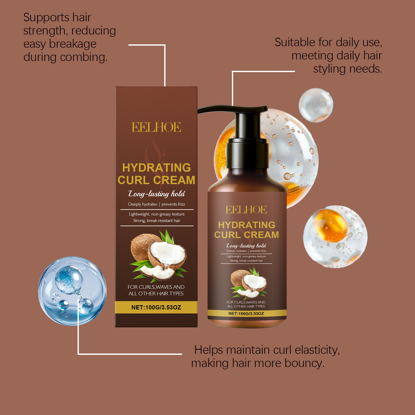 Curl Styling Cream for Wavy an - Hair Care Natur 리뷰 및 가격