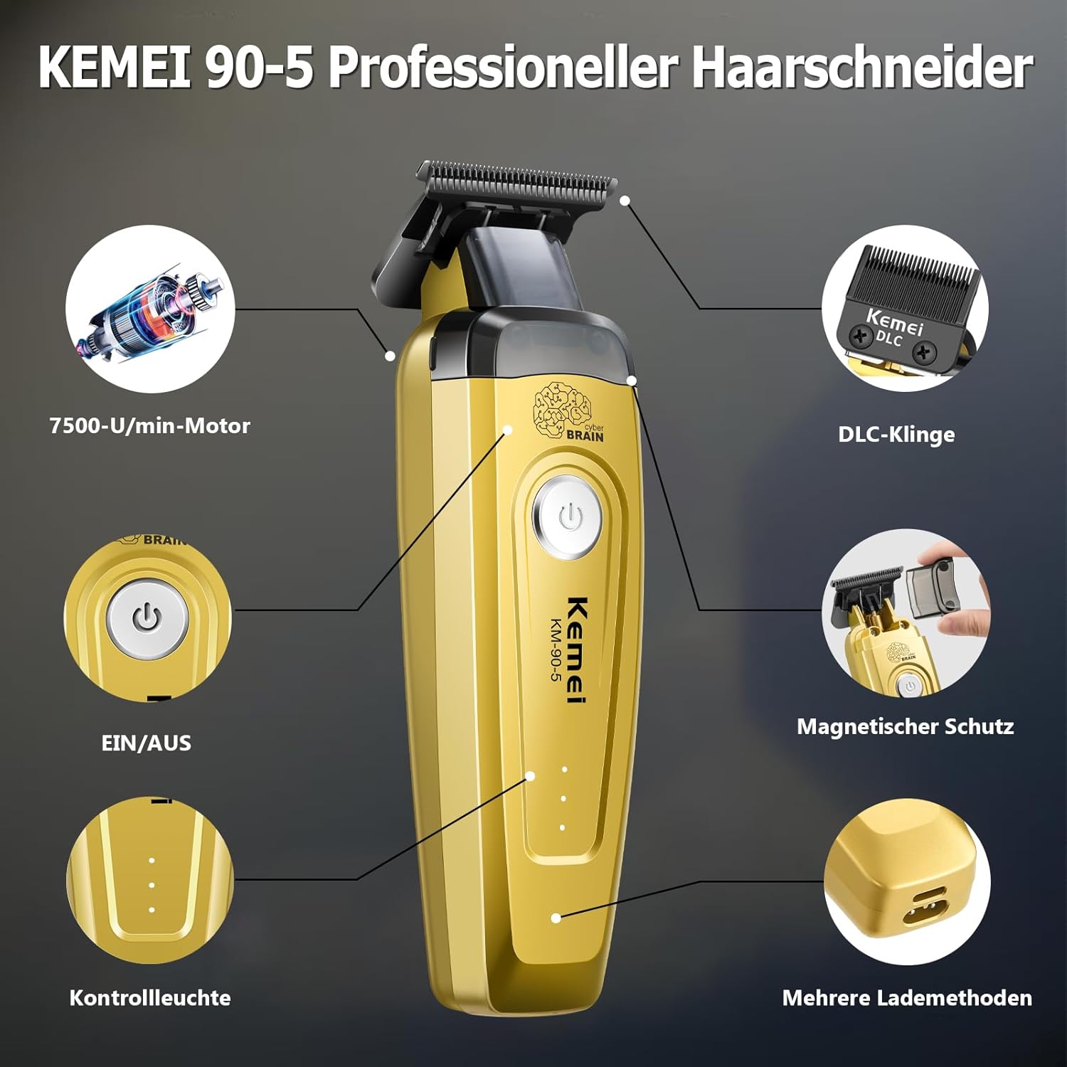 KEMEI Men's Hair Trimmer, Cord - Hair Care Kit 리뷰 및 가격