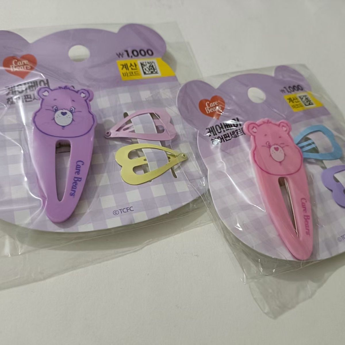 Care Bears Hair Clip Set, Cute - Hair Care Zinc 리뷰 및 가격
