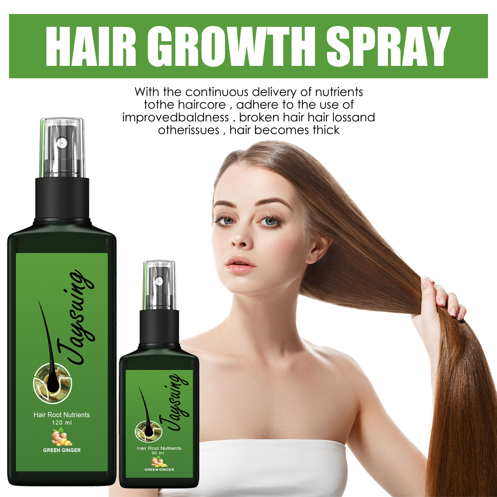 Fast Ginger Hair Growth Spray  - Hair Care Products 리뷰 및 가격