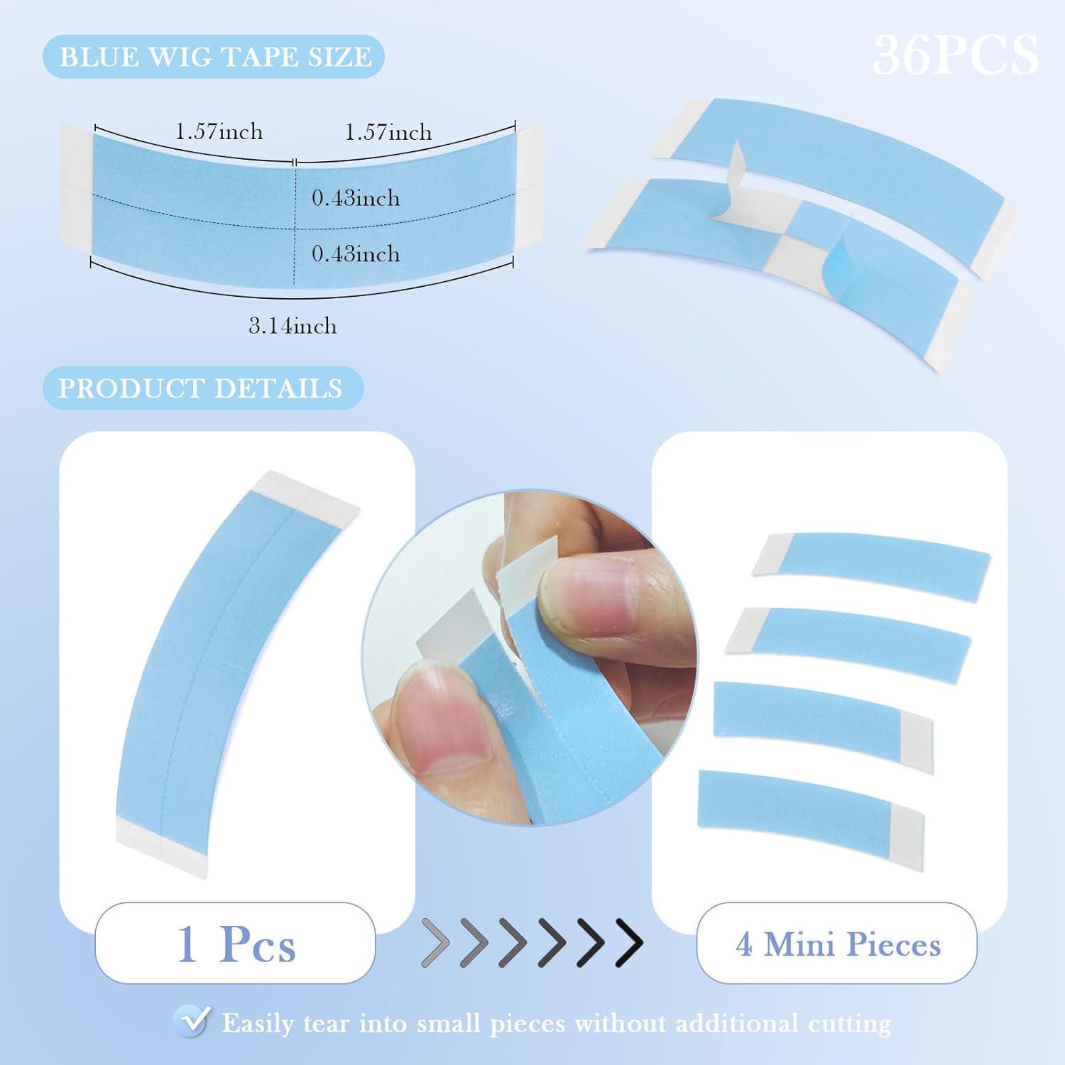 36pcs/lot Supertape Waterproof - Hair Care Kit 리뷰 및 가격