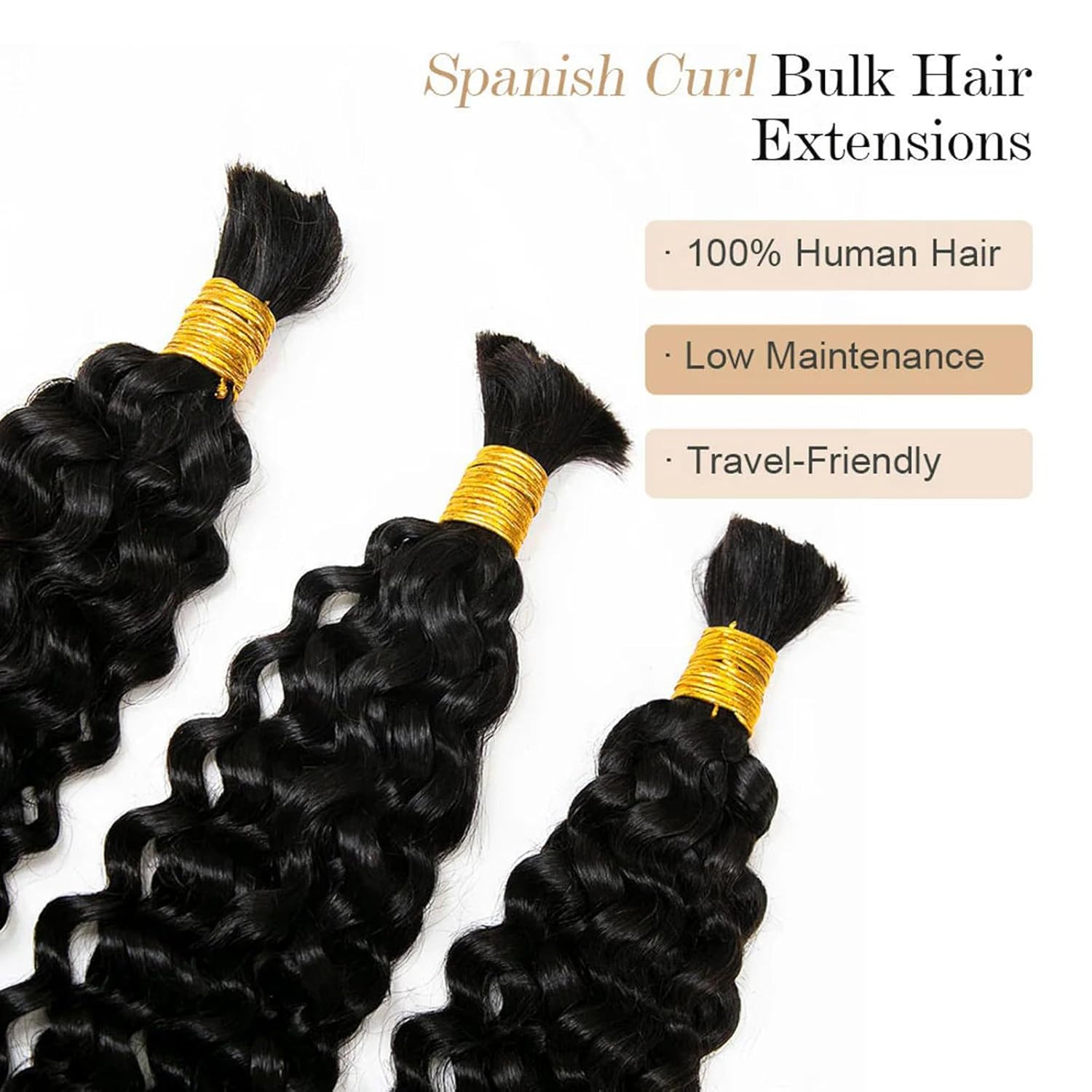 Human Braiding Hair for Boho B - Hair Care Wavy Hair 리뷰 및 가격