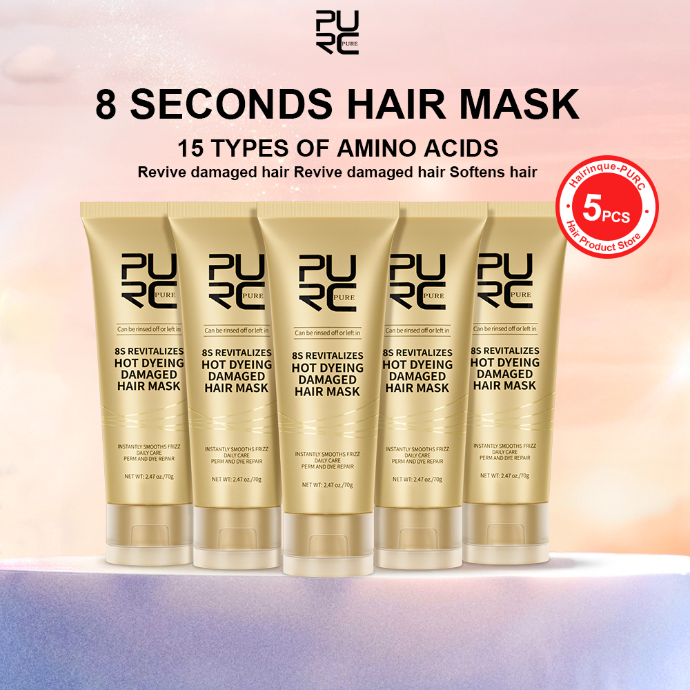 PURC Hair Mask Set 8 Seconds I - Hair Care Keratin Treatment 리뷰 및 가격