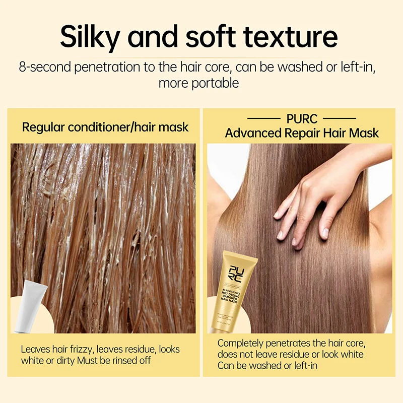 PURC Hair Mask Set 8 Seconds I - Hair Care Keratin Treatment 리뷰 및 가격