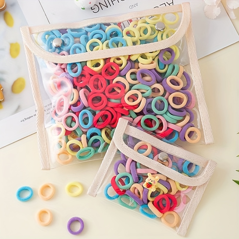 100pcs/set Elastic Colorful Ha - Hair Care Kit 리뷰 및 가격