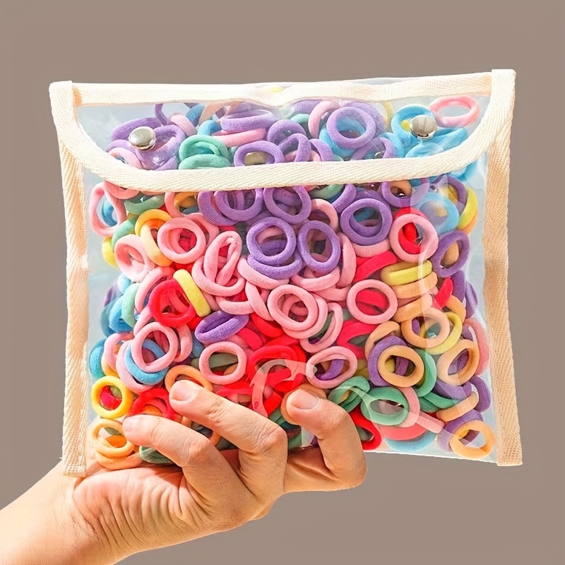 100pcs/set Elastic Colorful Ha - Hair Care Kit 리뷰 및 가격