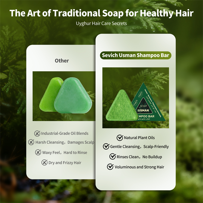 Natural Hair Growth Set Usman  - Hair Care Natural Products 리뷰 및 가격