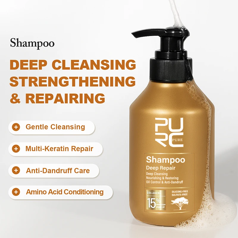 PURC Morocco Argan Oil Shampoo - Hair Care Keratin Treatment 리뷰 및 가격