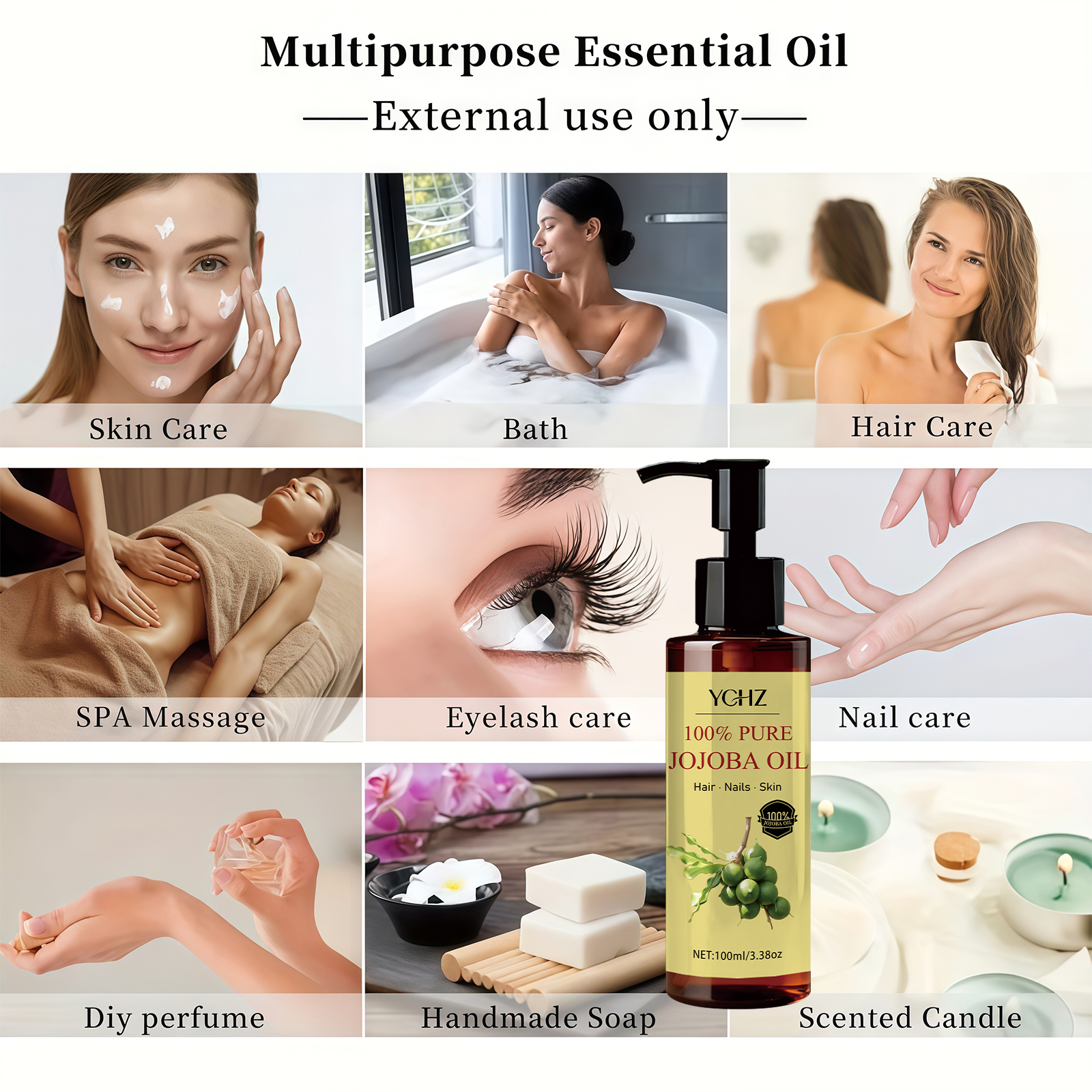 Jojoba Oil—Pure Natural Skin C - Hair Care Natural Products 리뷰 및 가격
