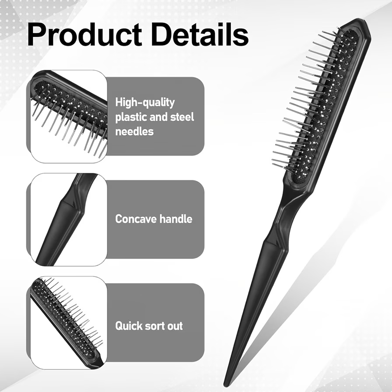 2pcs Small Wide Tooth Comb Set - Hair Care Wavy Hair 리뷰 및 가격