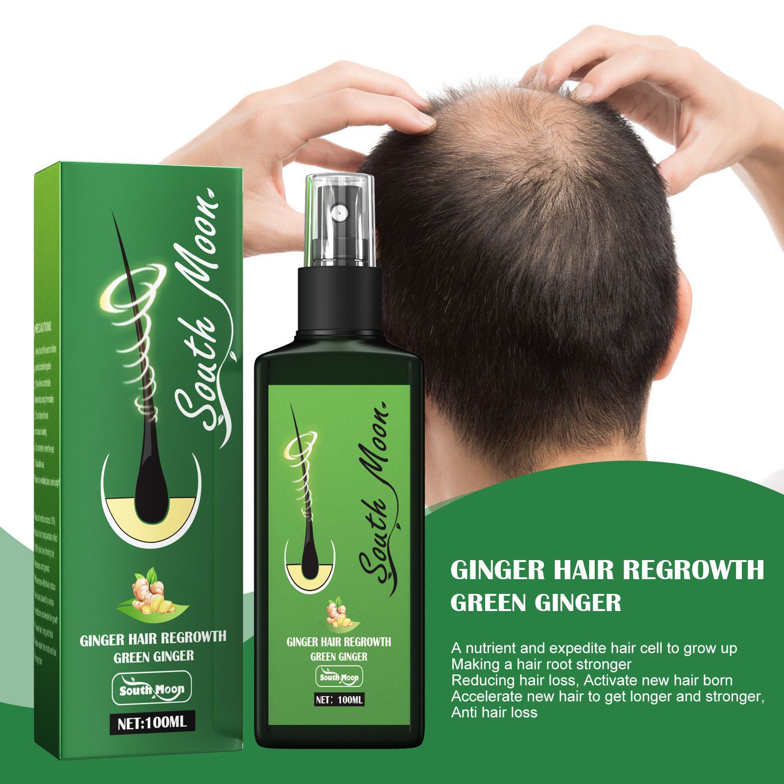 South Moon Ginger Hair Growth  - Hair Care Natural Products 리뷰 및 가격