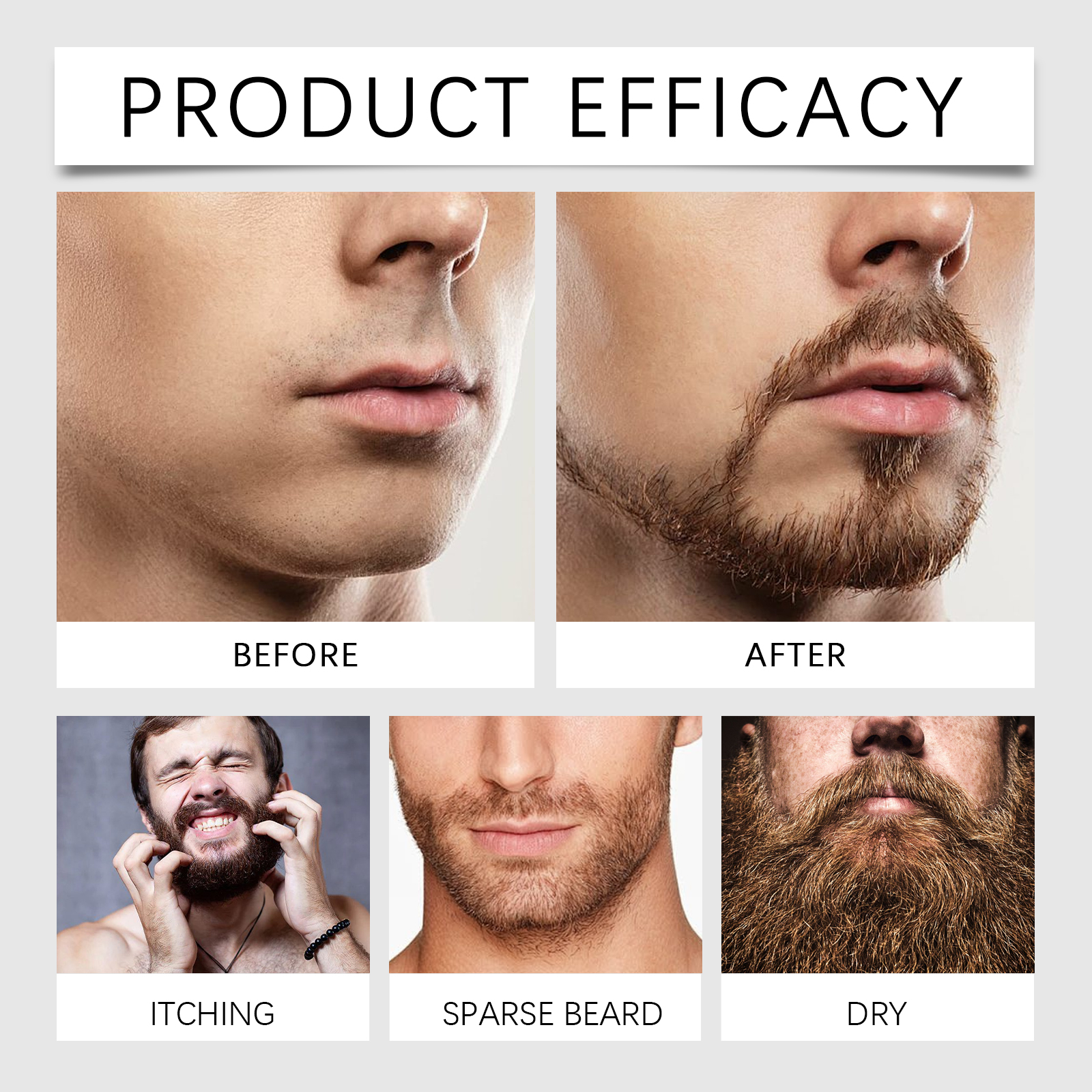 Men Beard Oil Enhance Mustache - Hair Care Natur 리뷰 및 가격