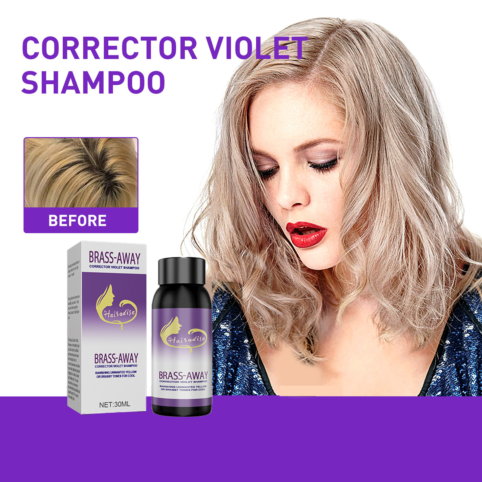 EELHOE Purple Shampoo for Blon - Hair Care Natural 리뷰 및 가격