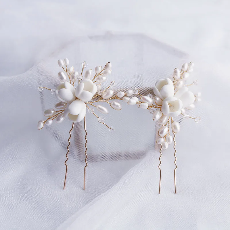 Natural pearl ceramic flowers  - Hair Care Zinc 리뷰 및 가격