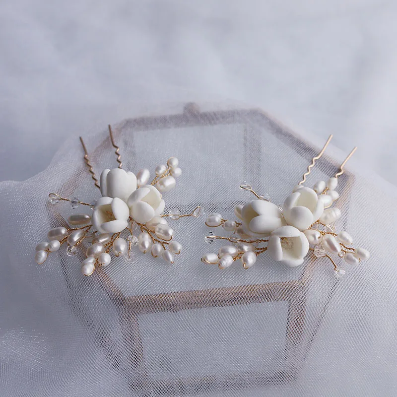 Natural pearl ceramic flowers  - Hair Care Zinc 리뷰 및 가격