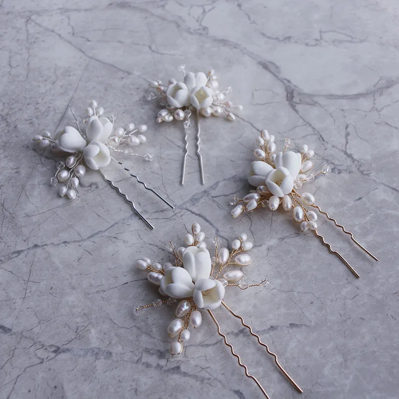 Natural pearl ceramic flowers  - Hair Care Zinc 리뷰 및 가격