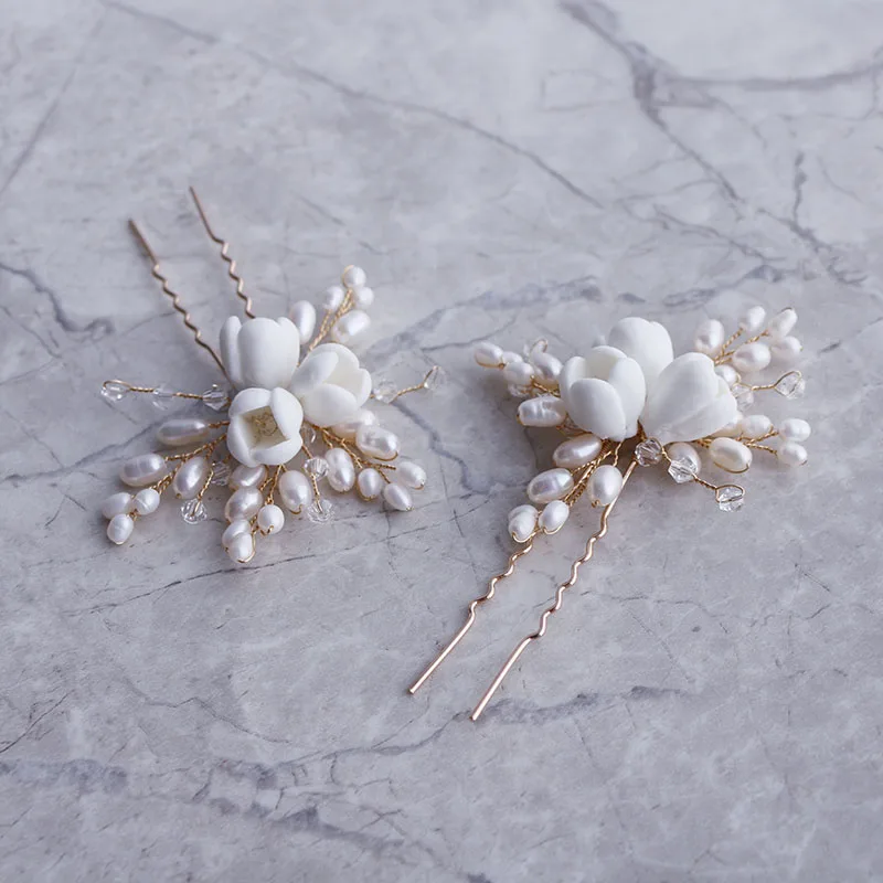 Natural pearl ceramic flowers  - Hair Care Zinc 리뷰 및 가격