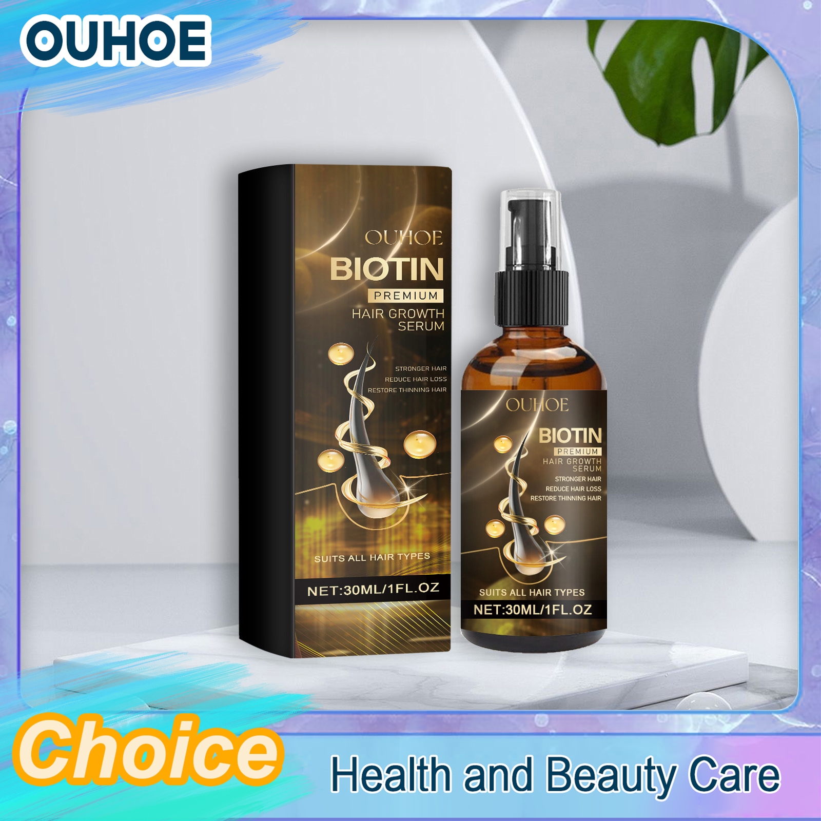 Ouhoe Fast Hair Growth Spray A - Hair Care Natural Products 리뷰 및 가격