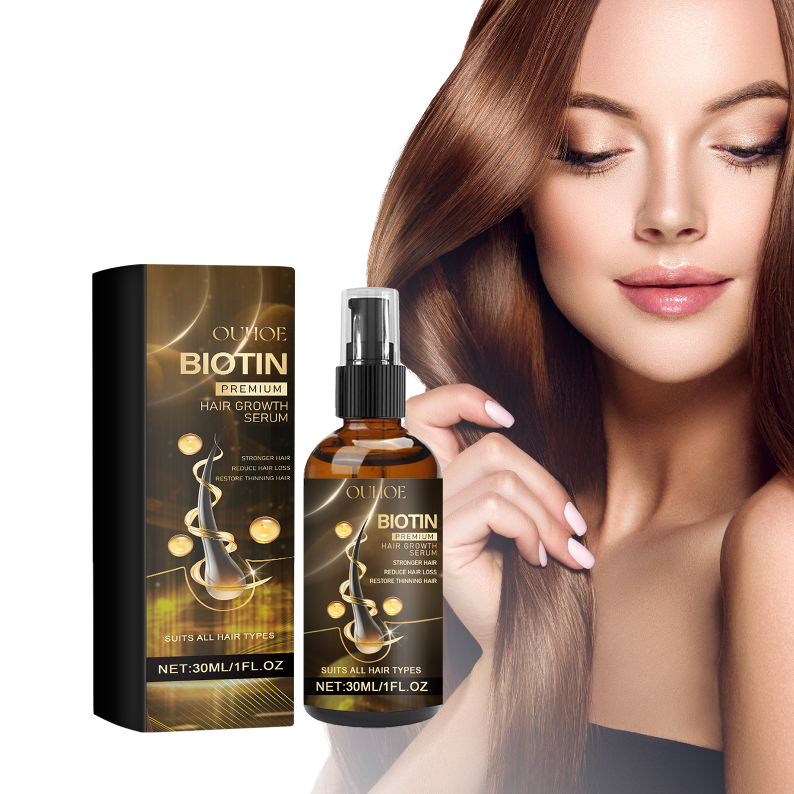 Ouhoe Fast Hair Growth Spray A - Hair Care Natural Products 리뷰 및 가격
