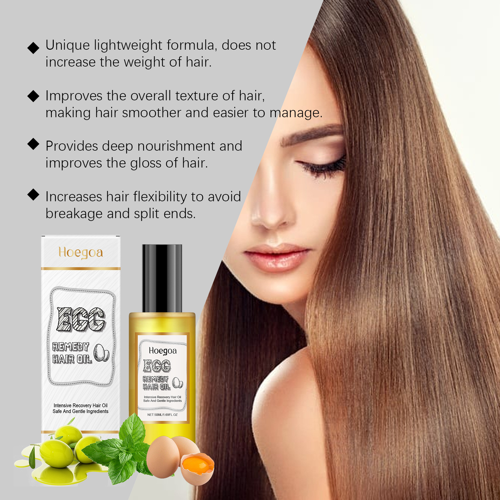 Egg Remedy Hair Oil Restore So - Hair Care Natural Products 리뷰 및 가격