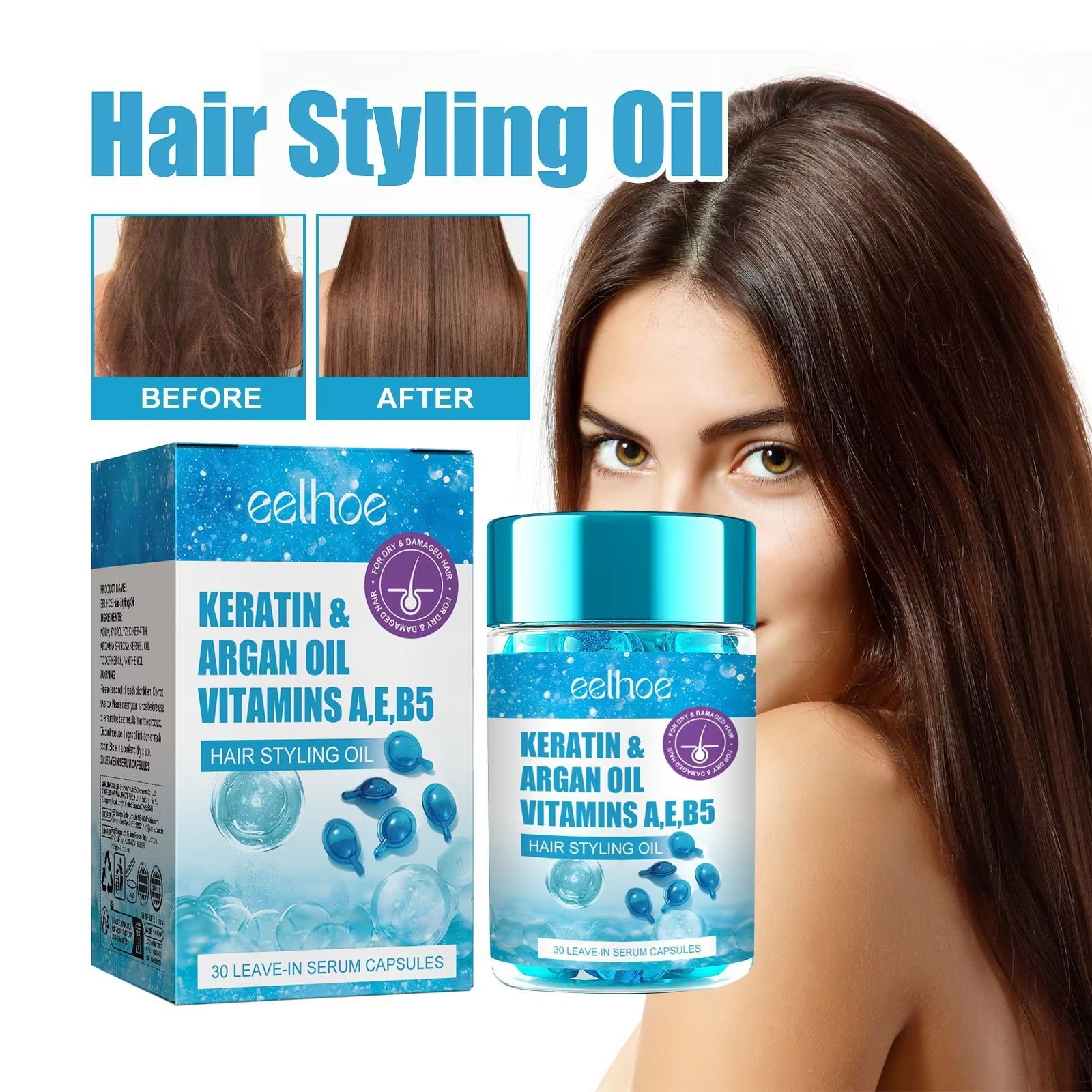 Magic Hair Vitamin Capsule Ker - Hair Care Keratin Treatment 리뷰 및 가격
