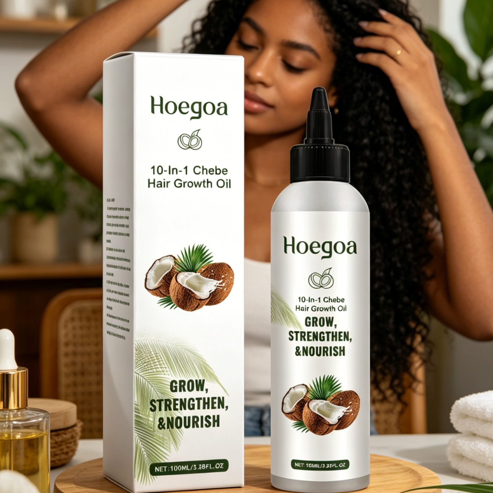 Hoegoa Chebe Hair Growth Oil F - Hair Care Natur 리뷰 및 가격