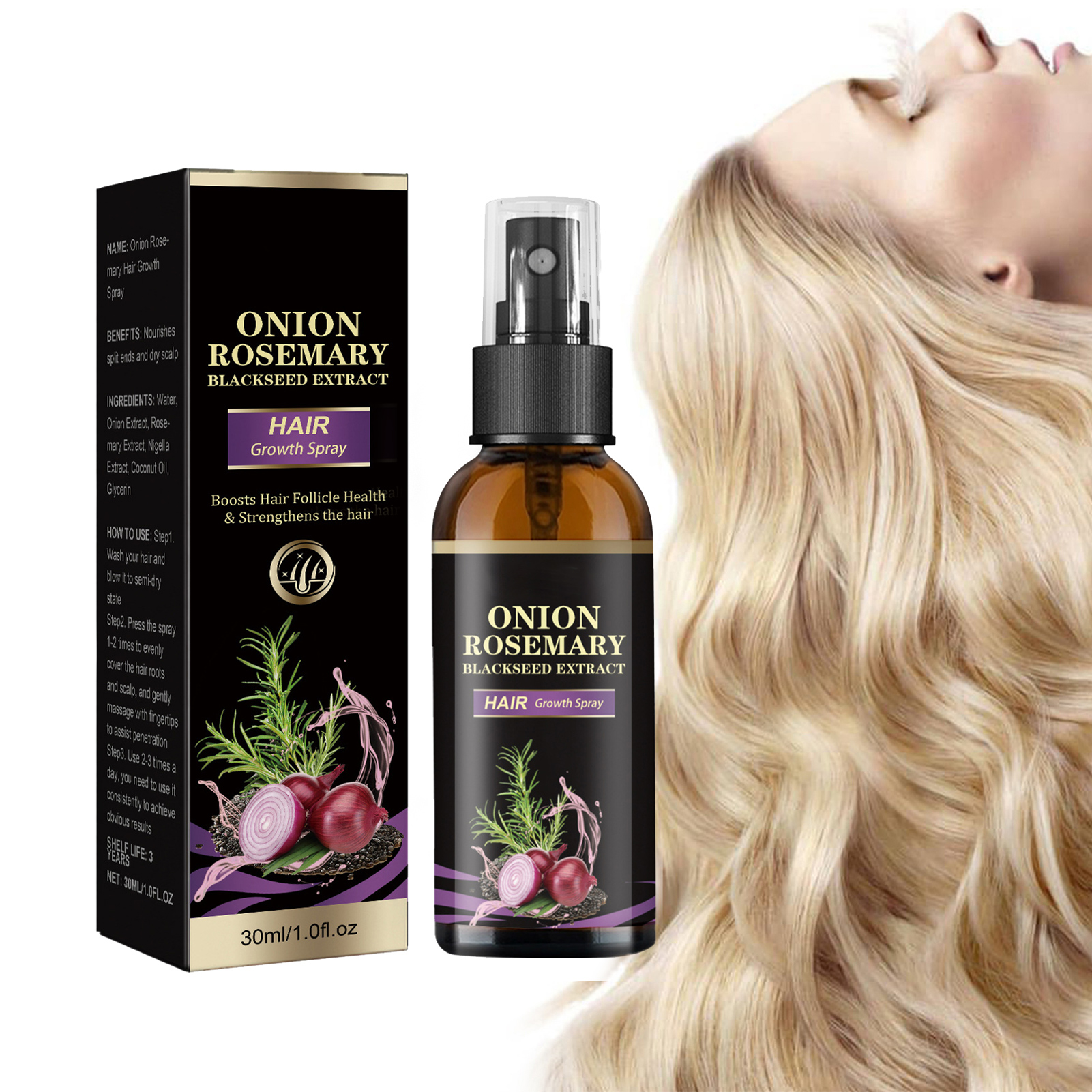 30ml Hair Growth Spray Onion R - Hair Care Products 리뷰 및 가격