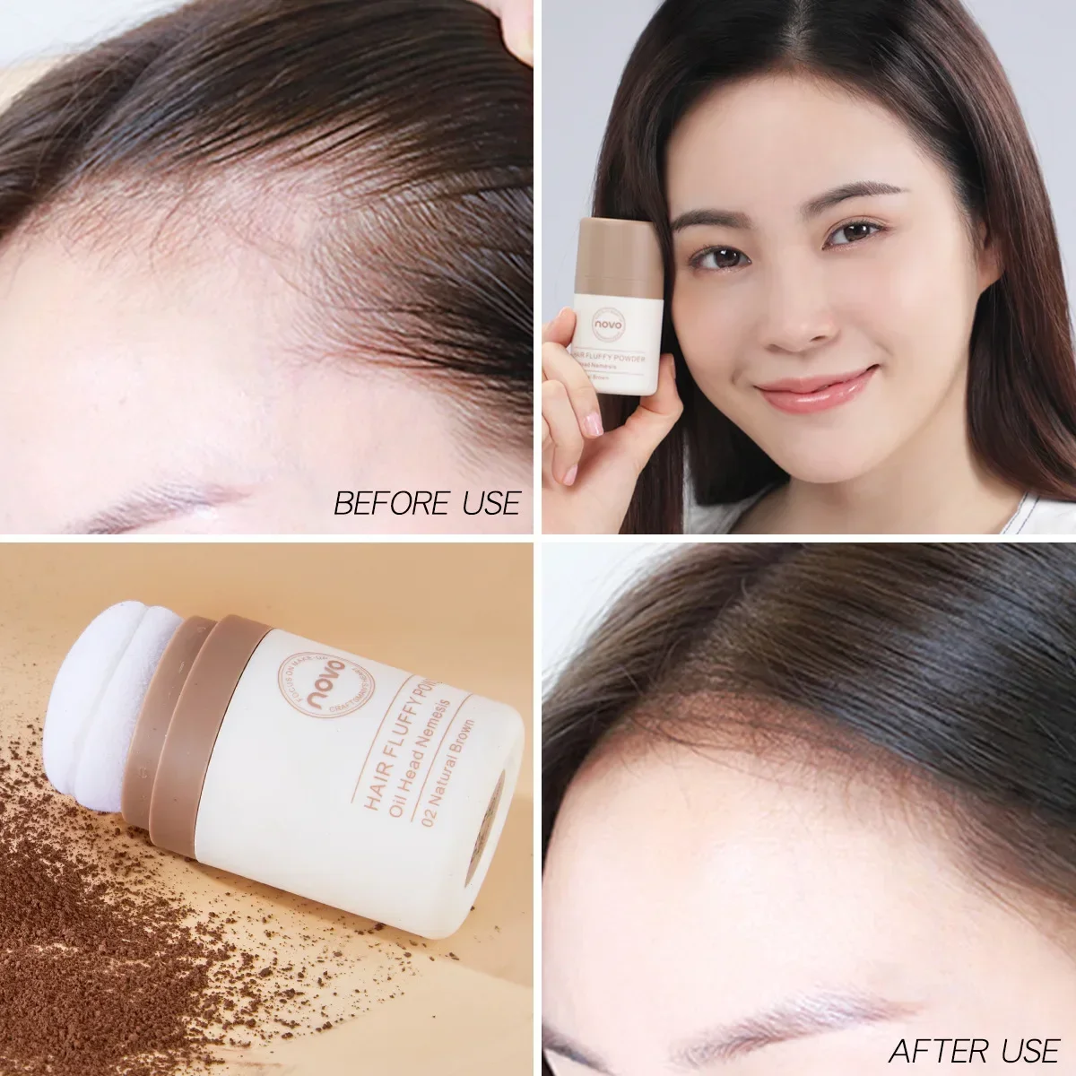 Novo Hair Pluffy Powder - Oil  - Hair Care Products 리뷰 및 가격
