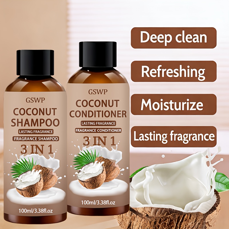 GSWP 3-In-1 Coconut Shampoo an - Hair Care Kit 리뷰 및 가격