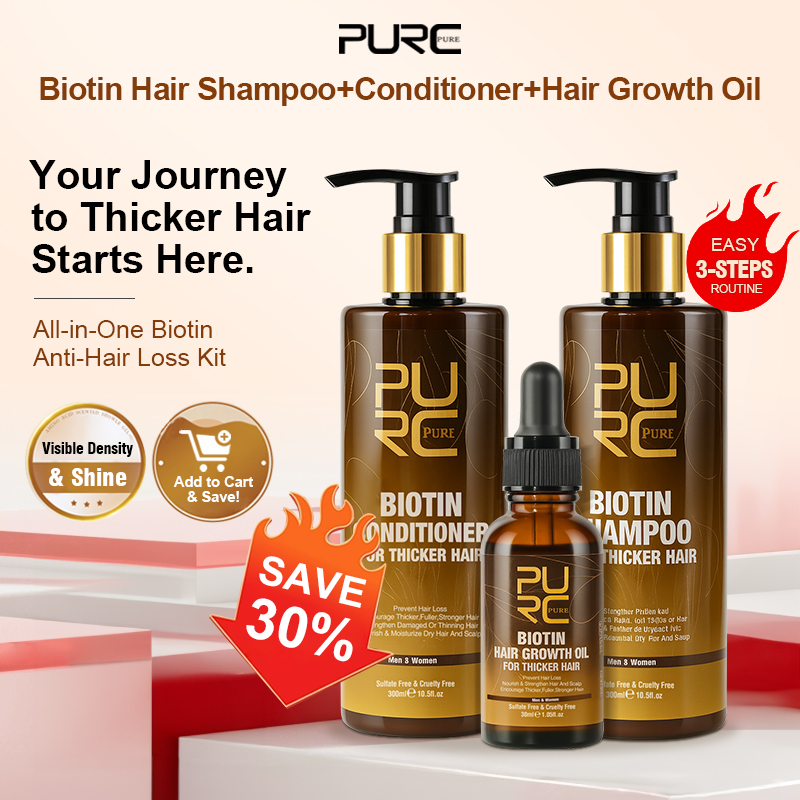 PURC Biotin Hair Growth Oil Sh - Hair Care Keratin Treatment 리뷰 및 가격