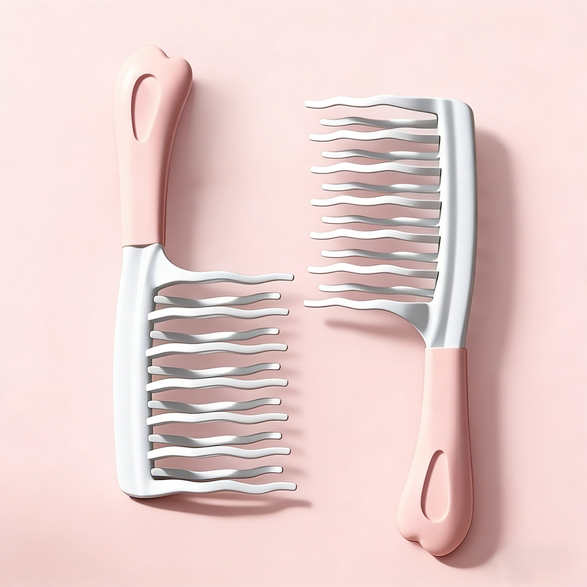 1pc Double Row Wavy Tooth Curl - Hair Care Wavy Hair 리뷰 및 가격