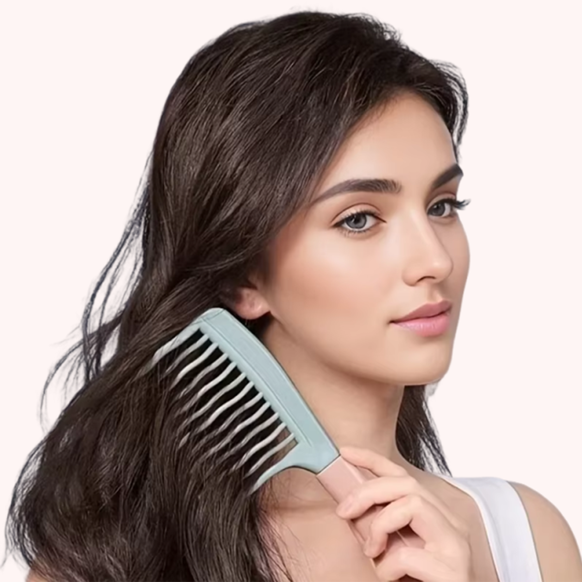 1pc Double Row Wavy Tooth Curl - Hair Care Wavy Hair 리뷰 및 가격