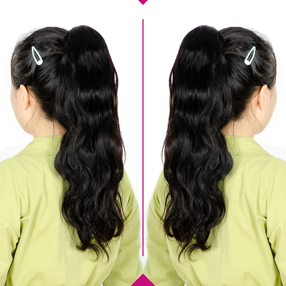 Body Wave Drawstring Ponytail  - Hair Care Wavy Hair 리뷰 및 가격